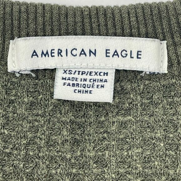 American Eagle Long Knit Button Front Cardigan - Picture 4 of 8